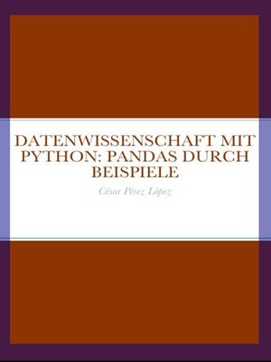cover image of DATENWISSENSCHAFT MIT PYTHON